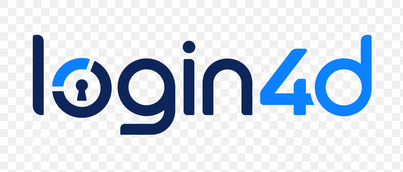 Logo login4d merah neon